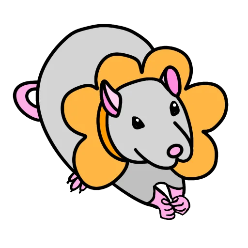 Стикер Rat_20_q - 1