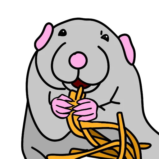 Sticker Rat_20_q - 1