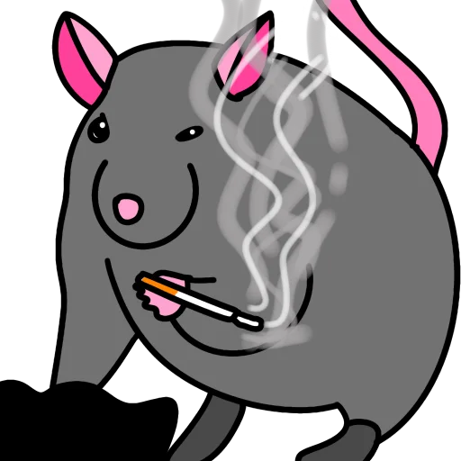 Стикер Rat_20_q - 1