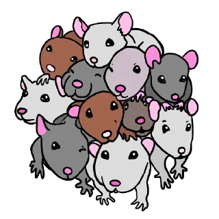 Sticker RATS :: @artkmia - 7
