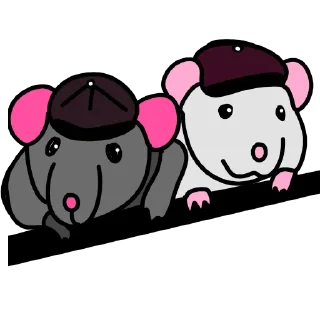 Sticker RATS :: @artkmia - 2