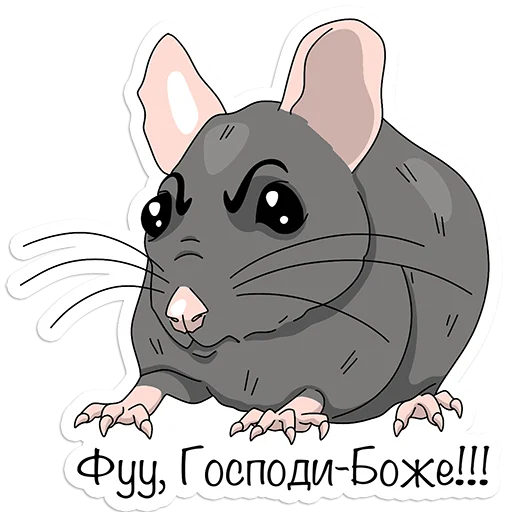 Sticker Rat_Mouse_Animals - 1