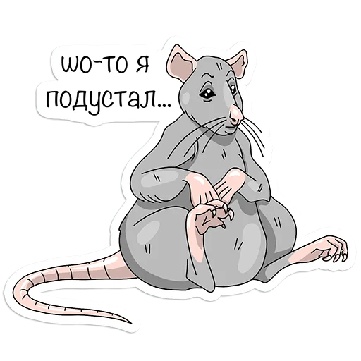 Sticker Rat_Mouse_Animals - 1