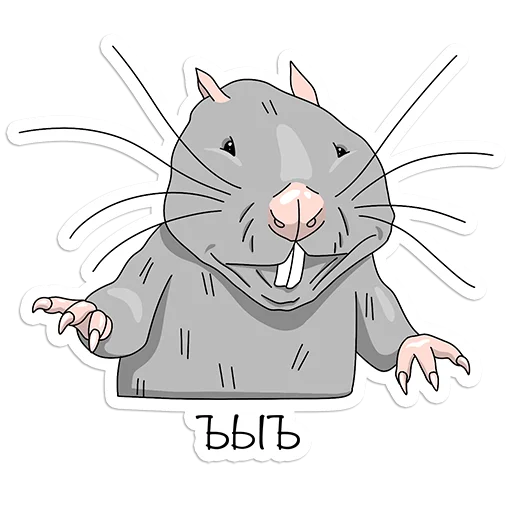 Sticker Rat_Mouse_Animals - 1