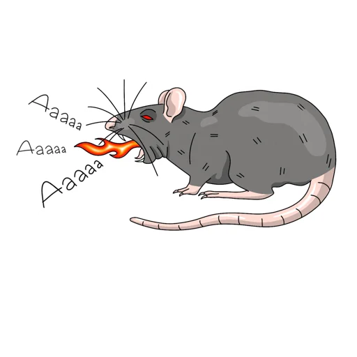 Sticker Rat_Mouse_Animals - 1