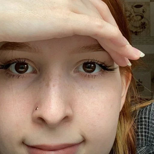 person human face skin