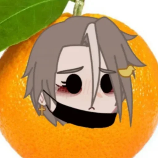 fruit halloween orange