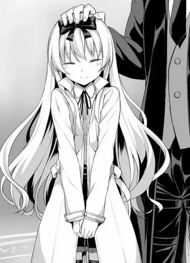 аниме эскиз иллюстрация