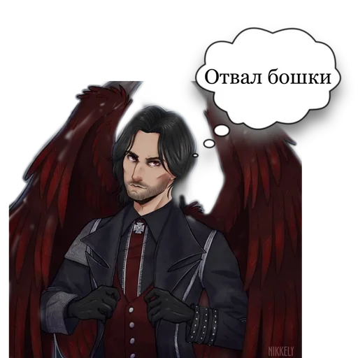 anime human face clothing