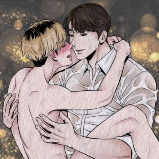 human face kiss painting