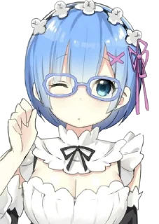 Стикер Re : Zero @StickersofWeeb - 7