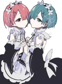 Стикер Re : Zero @StickersofWeeb - 1