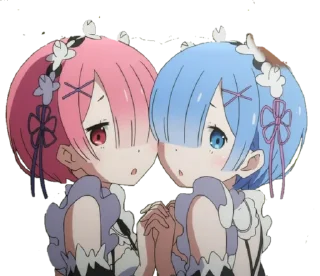Стикер Re:Zero @EIIeLawliet, @AnimePicturesAMV - 4