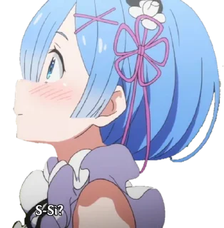 Стикер Re:Zero @EIIeLawliet, @AnimePicturesAMV - 8