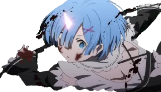 Стикер Re:Zero @EIIeLawliet, @AnimePicturesAMV - 3