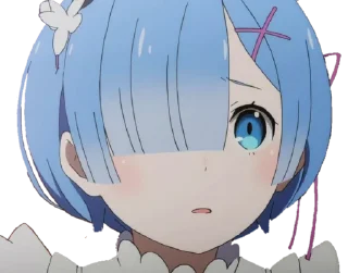 Стикер Re:Zero @EIIeLawliet, @AnimePicturesAMV - 7