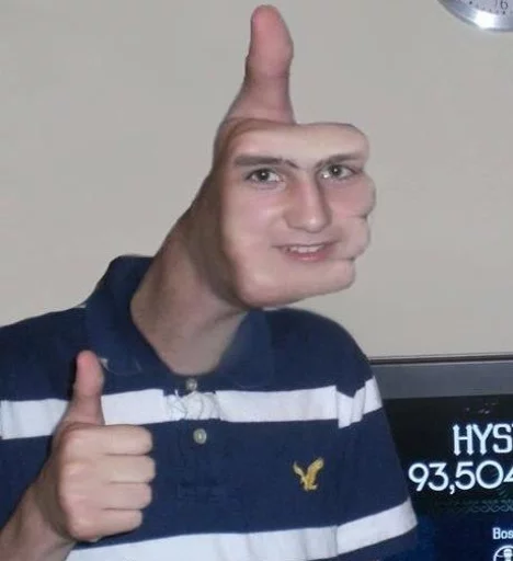 person human face clothing