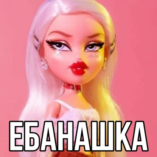 lipstick doll cartoon