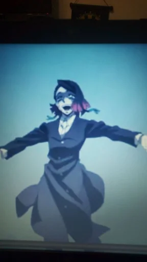 monitor human face cartoon