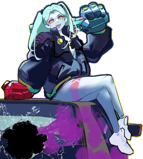 Стикер Rebecca @Anak_kucing_stiker - 6