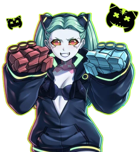 Стикер Rebecca @Anak_kucing_stiker - 5