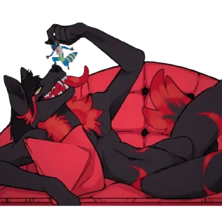 Стикер Red Art @stickersb2b - 2