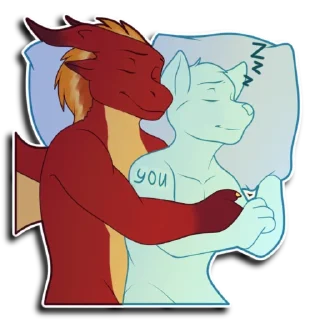 Sticker Red Dragon Lucifer - 3