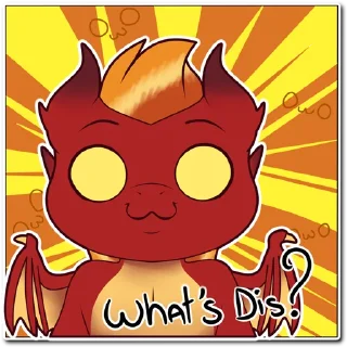 Sticker Red Dragon Lucifer - 5