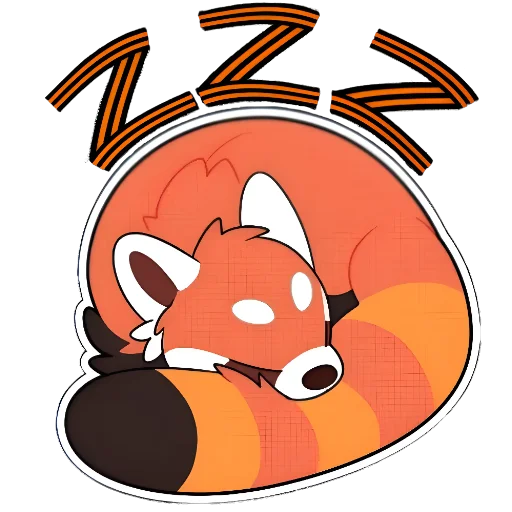 Sticker RedPandaORFRedakciya - 1