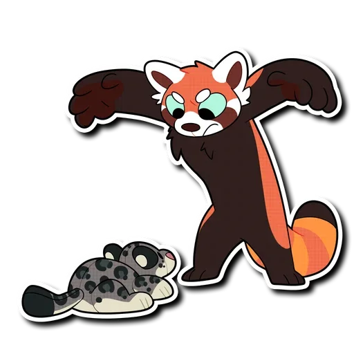 Sticker RedPandaORFRedakciya - 1