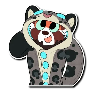 Стикер Red Panda | ORF редакция - 7