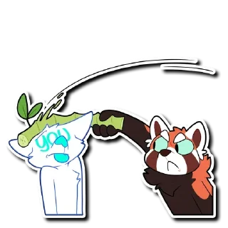 Стикер Red Panda | ORF редакция - 11