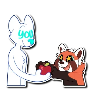 Стикер Red Panda | ORF редакция - 3