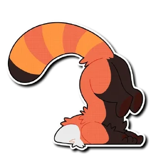 Стикер Red Panda | ORF редакция - 9