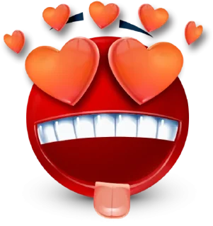 Sticker Red Face Emoji @TgSticker - 6