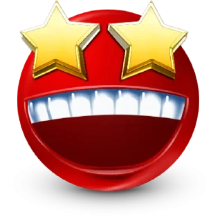 Sticker Red Face Emoji @TgSticker - 10