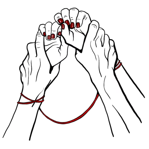 Стикер Red Thread - 10