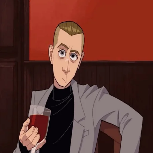 human face cartoon clothing