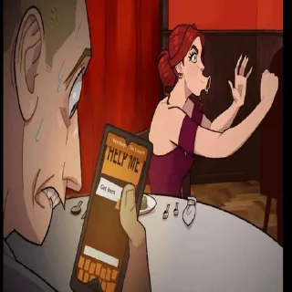 мультфильм человеческое лицо иллюстрация