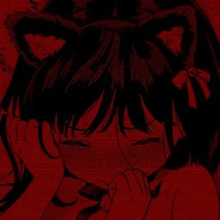 Стикер Красные стикеры by @stikeru7777 - 6