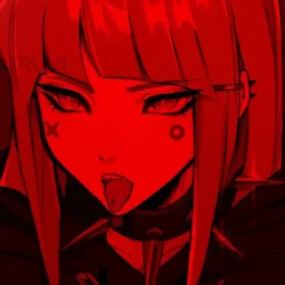 Стикер Красные стикеры by @stikeru7777 - 11