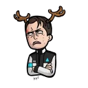 Стикер Цвет настроения Гэвин - 2