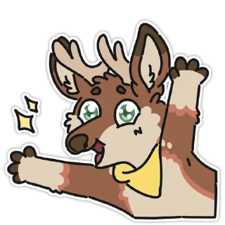Sticker Reed Deer - 8