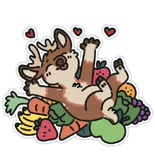 Sticker Reed Deer - 1