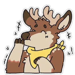 Sticker Reed Deer - 9