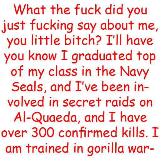 text font screenshot