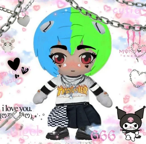 мультфильм иллюстрация кукла