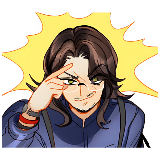 Реймонт и Ава @anime_stickerr - 