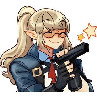 Стикер Реймонт и Ава @anime_stickerr - 4