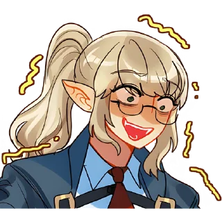 Стикер Реймонт и Ава @anime_stickerr - 8